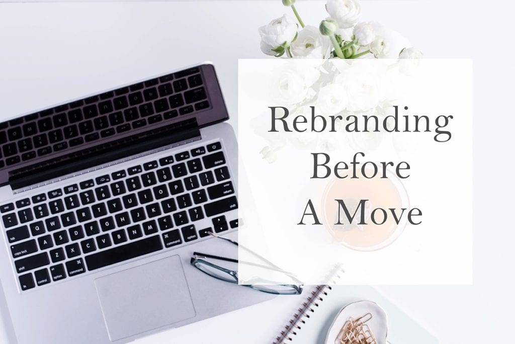 Rebranding before a move