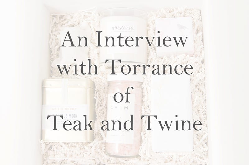 interview with teak and twine owner