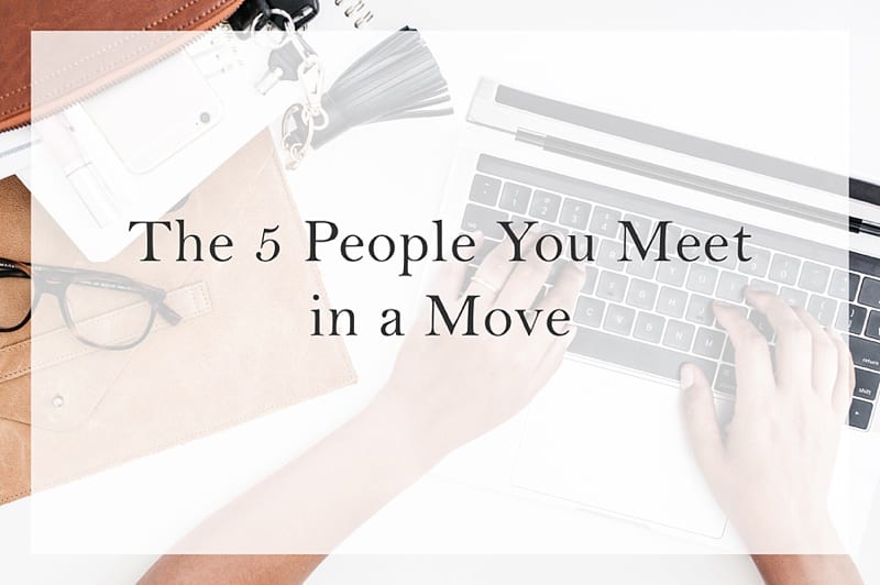 5 people you meet in a move