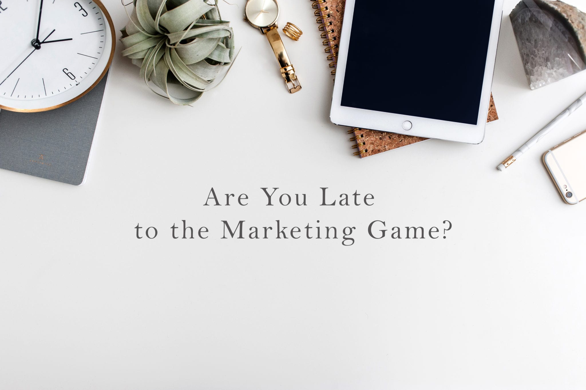Late marketing game