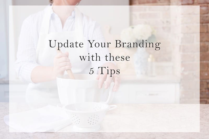 how to update your branding with a photoshoot