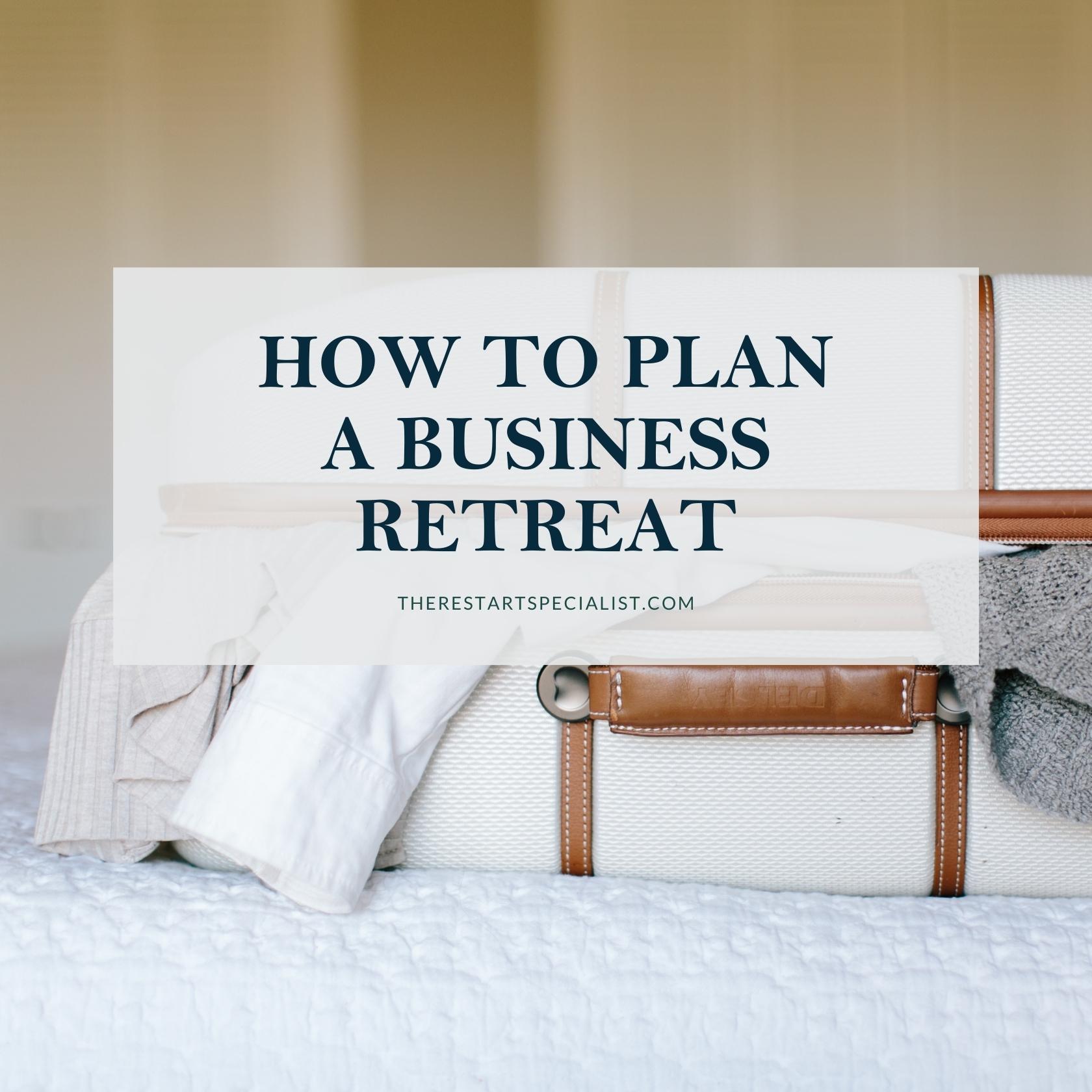 Planning a Business Retreat