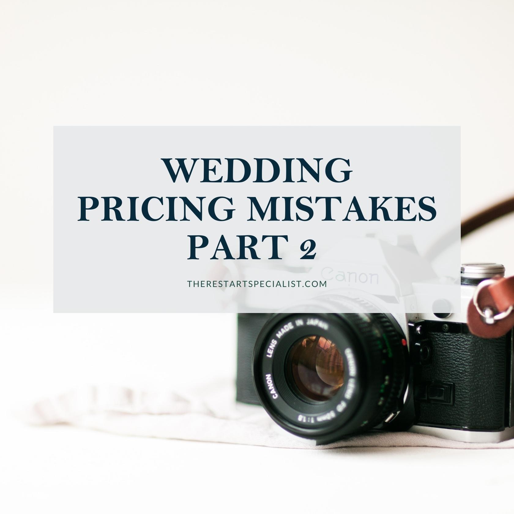 wedding pricing guide